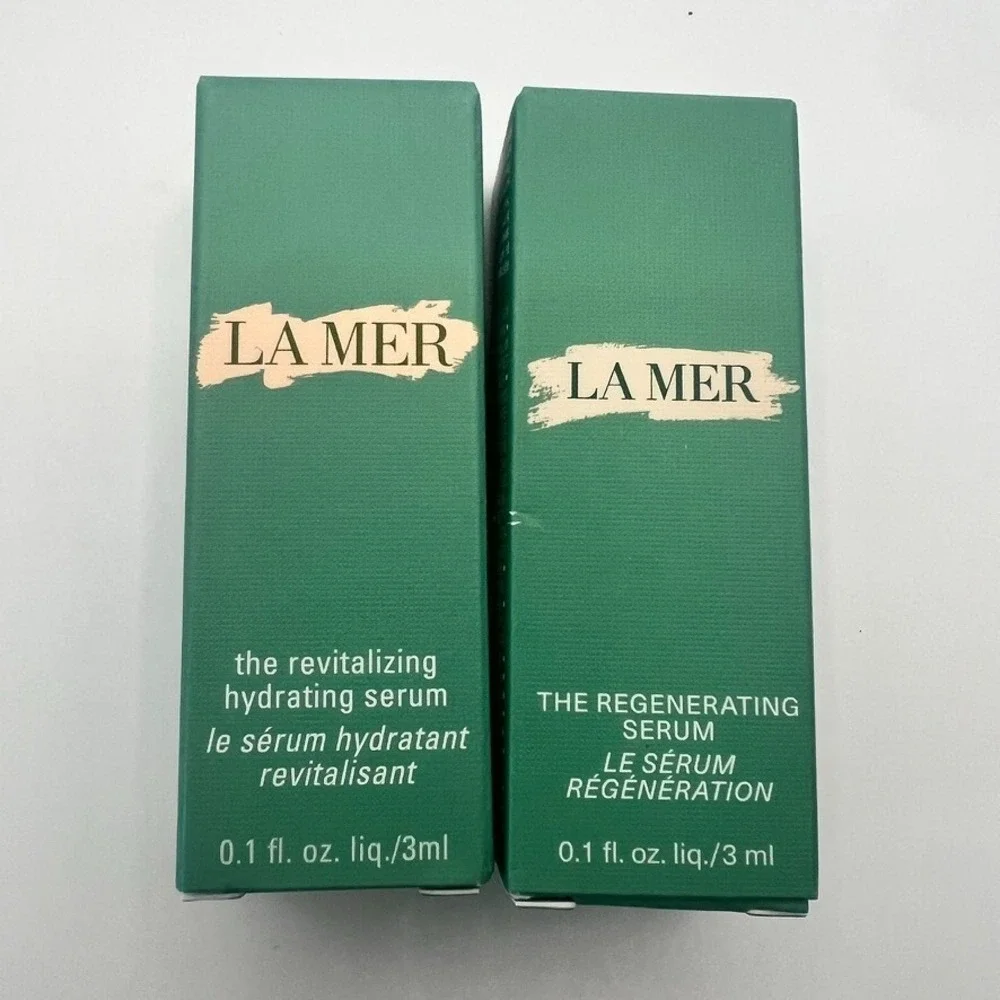 La Mer Revitalizing Hydrating Serum‎ & Regenerating Serum 0.1oz 3ml Travel Size